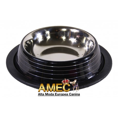 STRIPED BLACK BOWL
