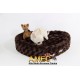 CAMA CHOCOLATE CORAZON