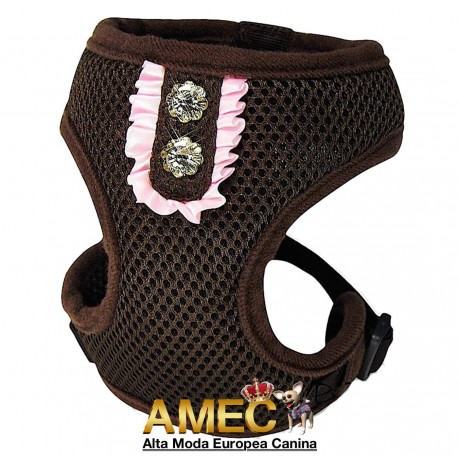 CHOCOLATE DOG HARNESS