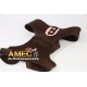 CHOCOLATE DOG HARNESS