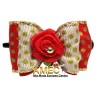 RED BOW DOUBLE LOOP