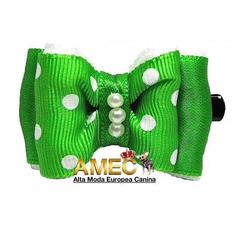 LAZO VERDE DE LUNARES