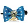 DOG TIE BLUE AMBAR HEART