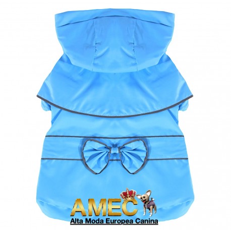 BLUE REFLECTIVE RAINCOAT