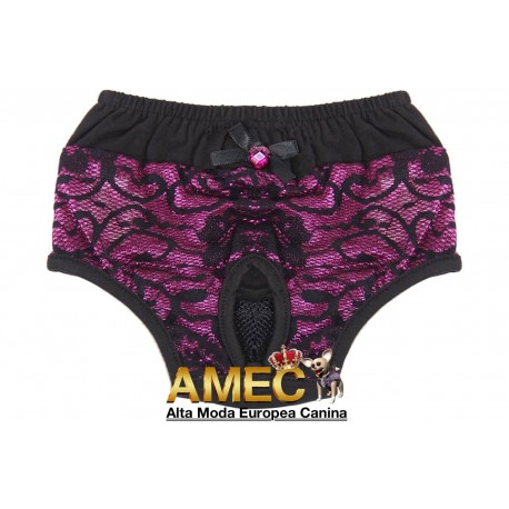 BRAGUITA ENCAJE Y PURPURA