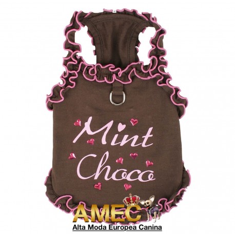 DOG T-SHIRT MINT CHOCO