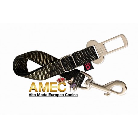 CINTURON DE SEGURIDAD DORADO