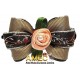 BROWN PATTERN BOW