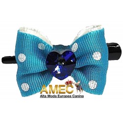 DOG TIE BLUE HEART