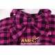 PINK PLAID SKIRT