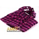 PINK PLAID SKIRT