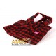 RED PLAID SKIRT
