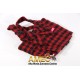 RED PLAID SKIRT
