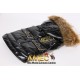 METALLIC VEST-BLACK