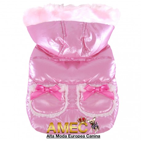 PINK METALLIC VEST TIES