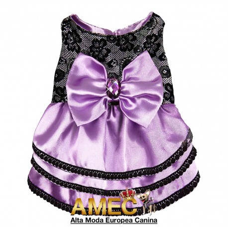 VESTIDO MORADO ELEGANCIA
