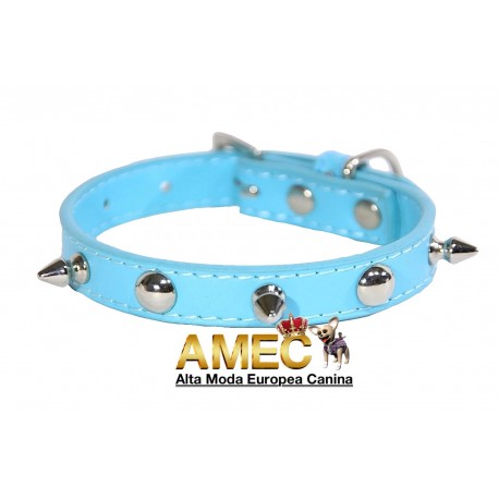 COLLAR CUERO Y PINCHOS