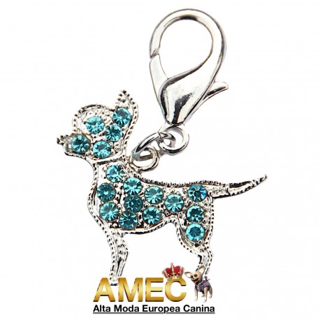 CHIHUAHUA PENDANT BLUE